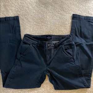 Navy chinos (great for petites!)